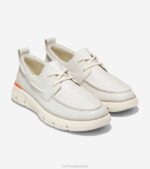 prata bétula-marfim-escarlate laranja calçados 8Z8F254 homens Cole Haan 4. sapato de barco de regata zerogrand - Image 5