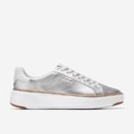 prata talca-óptica branca calçados 8Z8F26 mulheres Cole Haan tênis grandpro topspin