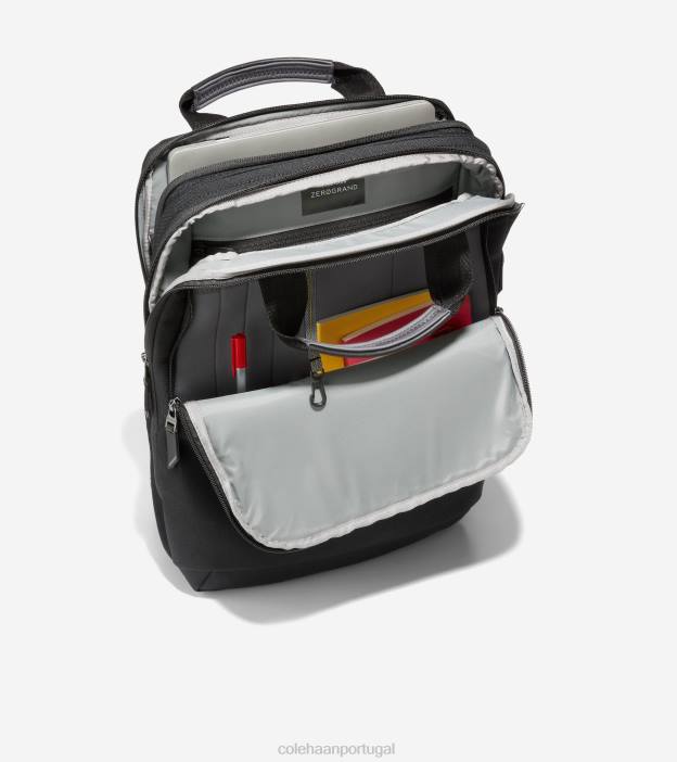 preto acessórios 8Z8F551 homens Cole Haan zerogran mochila 2 em 1 - Image 4