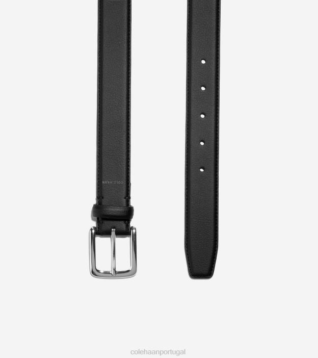 preto acessórios 8Z8F563 homens Cole Haan cinto de vestido de cacto de 32 mm - Image 2