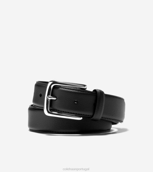 preto acessórios 8Z8F563 homens Cole Haan cinto de vestido de cacto de 32 mm - Image 1