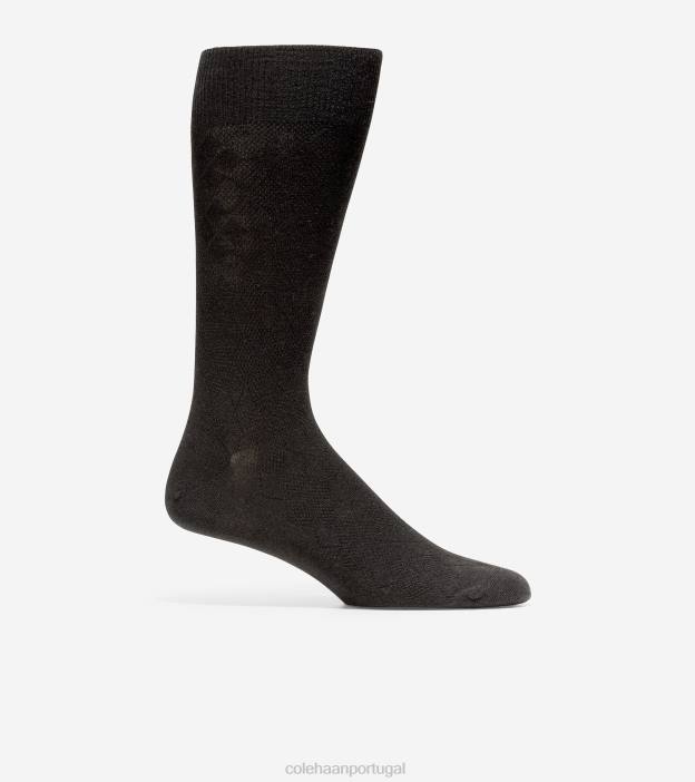 preto_acessorios_8z8f607_homens_cole_haan_meias_tonais_argyle_crew.jpg preto acessórios 8Z8F607 homens Cole Haan meias tonais argyle crew - Image 1