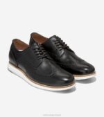 Preto branco calçados 8Z8F284 homens Cole Haan originalgrand wingtip oxford - Image 5