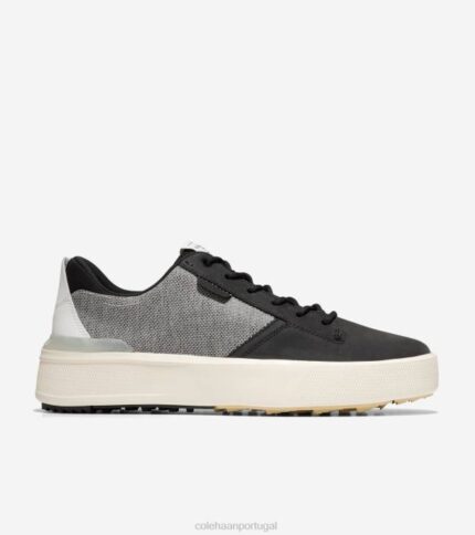 Preto branco calçados 8Z8F404 homens Cole Haan sapato de golfe da tripulação grandpro