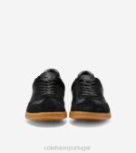 preto caído - camurça preta calçados 8Z8F456 homens Cole Haan tênis de relva grandpro - Image 2