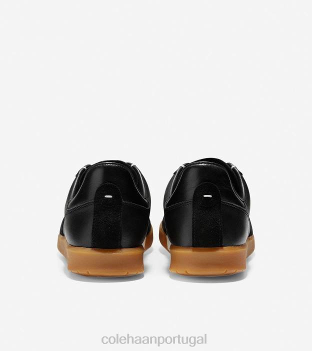 preto caído - camurça preta calçados 8Z8F456 homens Cole Haan tênis de relva grandpro - Image 3