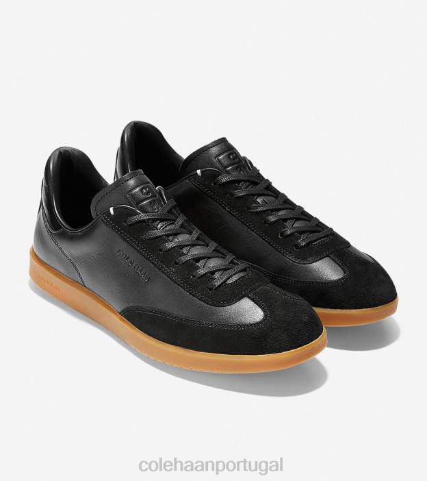 preto caído - camurça preta calçados 8Z8F456 homens Cole Haan tênis de relva grandpro - Image 5