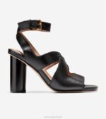 preto calçados 8Z8F174 mulheres Cole Haan sandália reina city