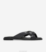 preto calçados 8Z8F193 mulheres Cole Haan sandália anica lux