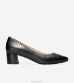 preto calçados 8Z8F230 mulheres Cole Haan bomba de calcanhar go-to block