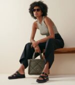 preto calçados 8Z8F2 mulheres Cole Haan sandália rasteira fraya - Image 2
