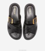 preto calçados 8Z8F2 mulheres Cole Haan sandália rasteira fraya - Image 5
