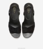 preto calçados 8Z8F30 mulheres Cole Haan sandália espadrille cloudfeel - Image 4