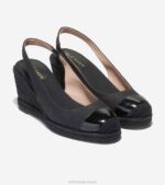 preto calçados 8Z8F34 mulheres Cole Haan espadrille cloudfeel slingback cunha - Image 5