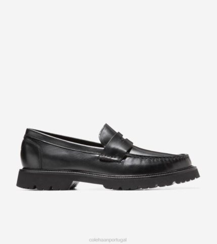 preto calçados 8Z8F373 homens Cole Haan penny loafer clássico americano