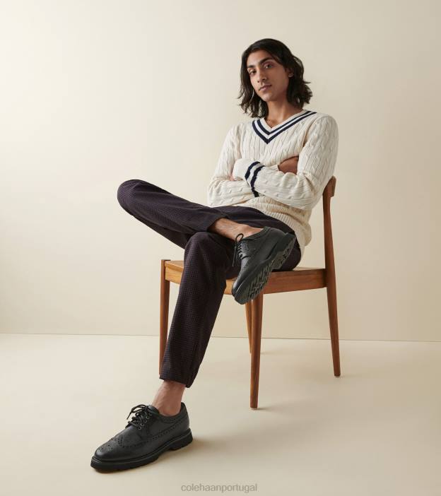 preto calçados 8Z8F389 homens Cole Haan clássicos americanos longwing oxford - Image 2