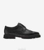 preto calçados 8Z8F389 homens Cole Haan clássicos americanos longwing oxford