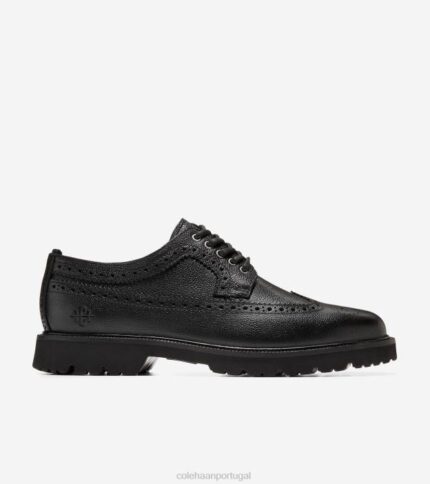 preto calçados 8Z8F389 homens Cole Haan clássicos americanos longwing oxford