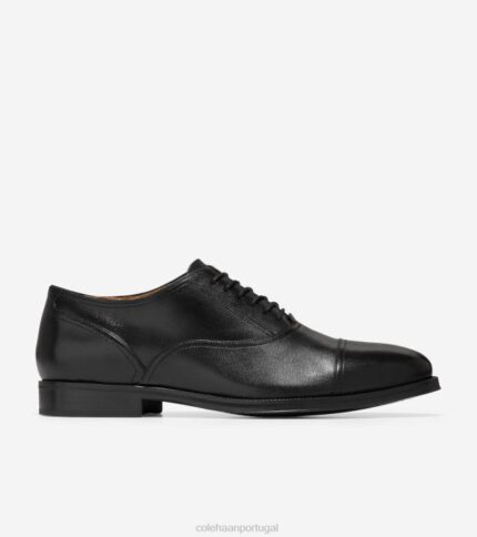 preto calçados 8Z8F400 homens Cole Haan clássicos modernos cap toe oxford
