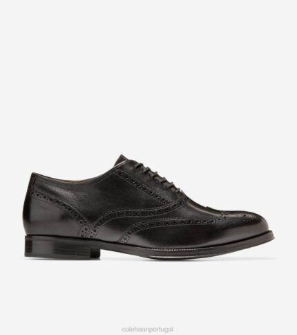 preto calçados 8Z8F430 homens Cole Haan clássicos modernos wingtip oxford