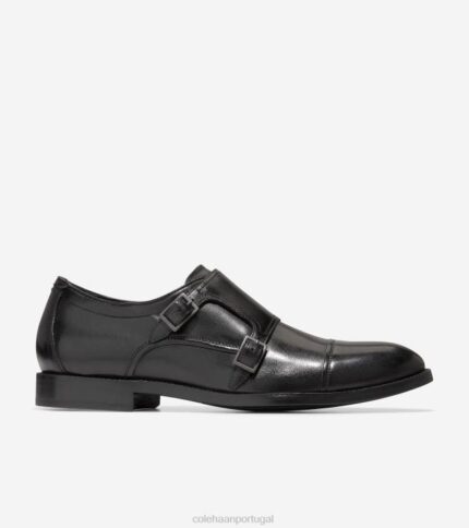 preto calçados 8Z8F473 homens Cole Haan Harrison Monkstrap