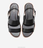 preto calçados 8Z8F79 mulheres Cole Haan sandália flat flynn - Image 2