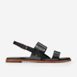 preto calçados 8Z8F79 mulheres Cole Haan sandália flat flynn