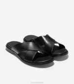 preto liso calçados 8Z8F341 homens Cole Haan sandália cruzada goldwyn 2.0 - Image 3