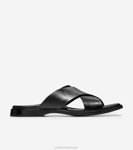 preto liso calçados 8Z8F341 homens Cole Haan sandália cruzada goldwyn 2.0
