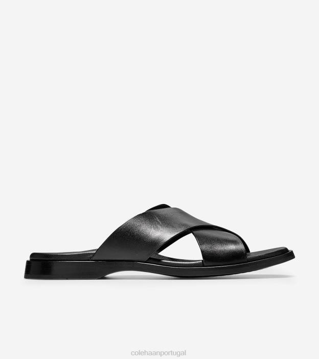preto liso calçados 8Z8F341 homens Cole Haan sandália cruzada goldwyn 2.0 - Image 1