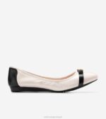 preto-marfim calçados 8Z8F130 mulheres Cole Haan balé arco tova