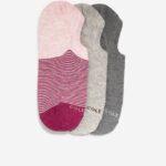 rosa acessórios 8Z8F506 mulheres Cole Haan 3 pares de meias forro