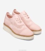 rose smoke stitchlite-marfim calçados 8Z8F217 mulheres Cole Haan originalgrand platform wingtip oxford - Image 5