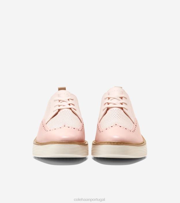 rosewater-rose smoke-ivory calçados 8Z8F168 mulheres Cole Haan originalgrand platform wingtip oxford - Image 2