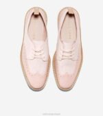 rosewater-rose smoke-ivory calçados 8Z8F168 mulheres Cole Haan originalgrand platform wingtip oxford - Image 4