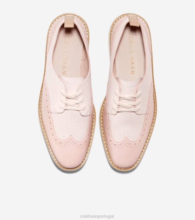 rosewater-rose smoke-ivory calçados 8Z8F168 mulheres Cole Haan originalgrand platform wingtip oxford - Image 4
