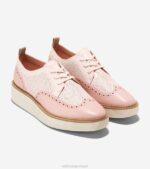rosewater-rose smoke-ivory calçados 8Z8F168 mulheres Cole Haan originalgrand platform wingtip oxford - Image 5