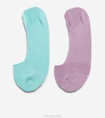 roxo acessórios 8Z8F511 mulheres Cole Haan forro de meia de balé de malha - pacote com 2