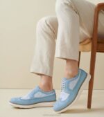 seersucker sino azul calçados 8Z8F288 homens Cole Haan originalgrand remasterizado longwing oxford - Image 8