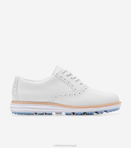 sino branco-azul óptico calçados 8Z8F212 mulheres Cole Haan sapato de golfe originalgrand shortwing