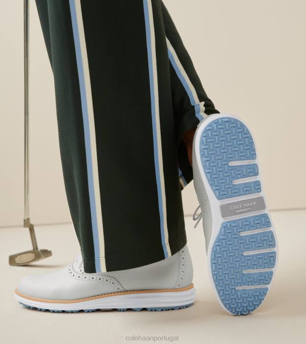 sino branco-azul óptico calçados 8Z8F212 mulheres Cole Haan sapato de golfe originalgrand shortwing - Image 8