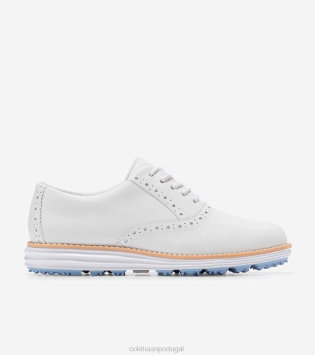 sino branco-azul óptico calçados 8Z8F212 mulheres Cole Haan sapato de golfe originalgrand shortwing - Image 1