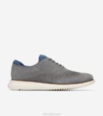 skyline da cidade-bandeira azul-marfim calçados 8Z8F268 homens Cole Haan 2.zerogrand laser ponta de asa oxford