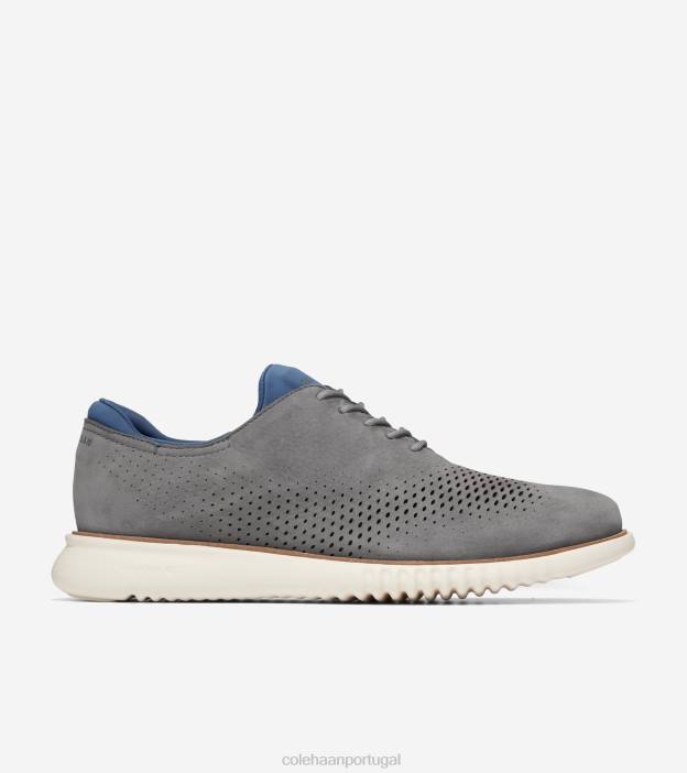 skyline da cidade-bandeira azul-marfim calçados 8Z8F268 homens Cole Haan 2.zerogrand laser ponta de asa oxford - Image 1