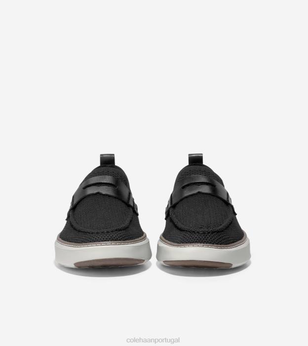 Stitchlite de bétula preto-prata calçados 8Z8F321 homens Cole Haan mocassim penny topspin grandpro - Image 2