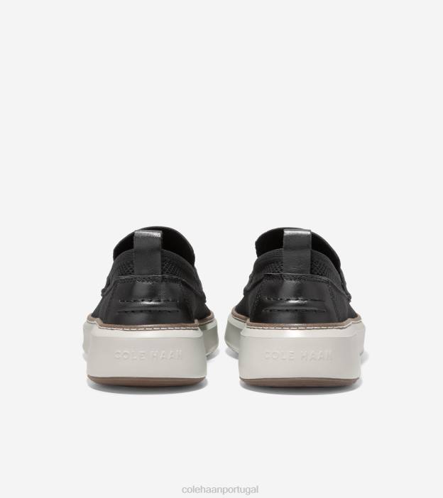 Stitchlite de bétula preto-prata calçados 8Z8F321 homens Cole Haan mocassim penny topspin grandpro - Image 3