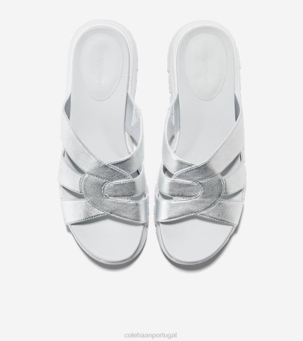 talca de prata calçados 8Z8F195 mulheres Cole Haan slide com slot zerogrand - Image 5