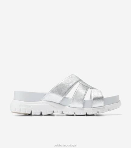 talca de prata calçados 8Z8F195 mulheres Cole Haan slide com slot zerogrand