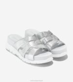 talca de prata calçados 8Z8F195 mulheres Cole Haan slide com slot zerogrand - Image 6