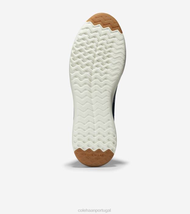 tecido estampado índigo-mesquite couro-marfim calçados 8Z8F148 mulheres Cole Haan tênis grandpro - Image 6